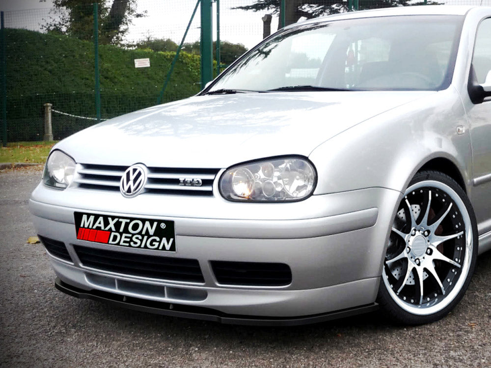 MAXTON DESIGN Front Splitter VW Golf IV (For 25TH Front Bumper Spoiler)