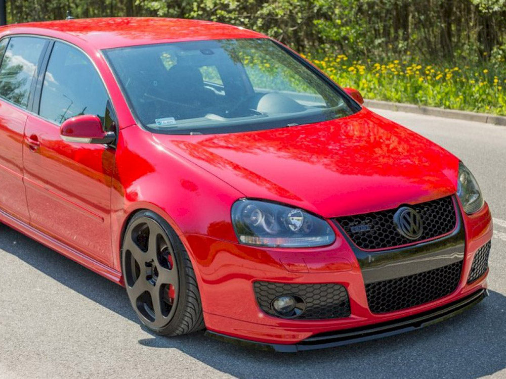 MAXTON DESIGN FRONT SPLITTER VW GOLF V GTI (FOR GTI 30TH FRONT BUMPER SPOILER)