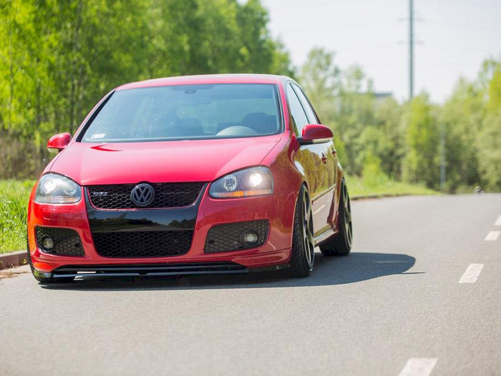 MAXTON DESIGN FRONT SPLITTER VW GOLF V GTI (FOR GTI 30TH FRONT BUMPER SPOILER)