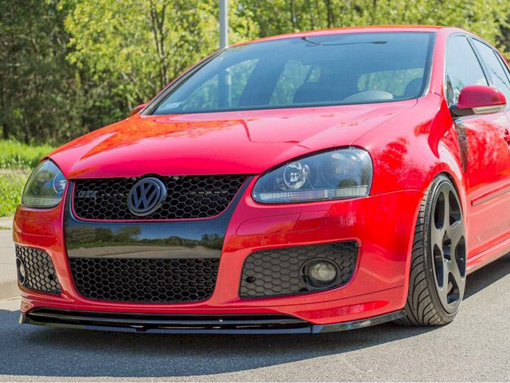 MAXTON DESIGN FRONT SPLITTER VW GOLF V GTI (FOR GTI 30TH FRONT BUMPER SPOILER)