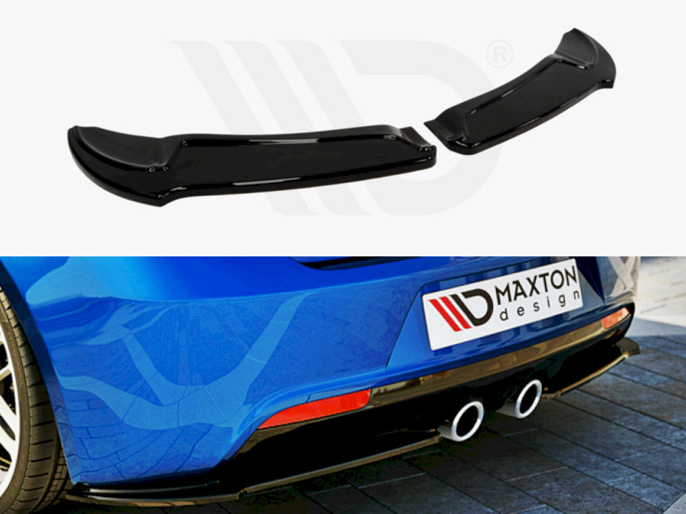 MAXTON DESIGN REAR SIDE SPLITTERS VW GOLF VI R