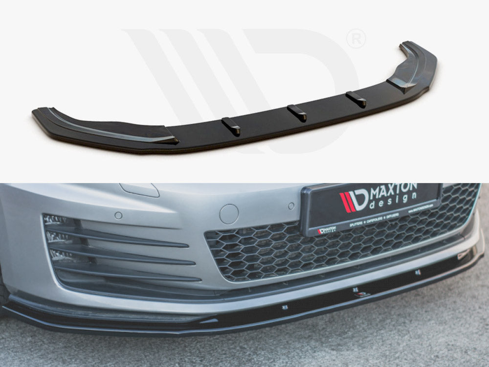 MAXTON DESIGN FRONT SPLITTER V.1 VW GOLF 7 GTI (2013-2016)