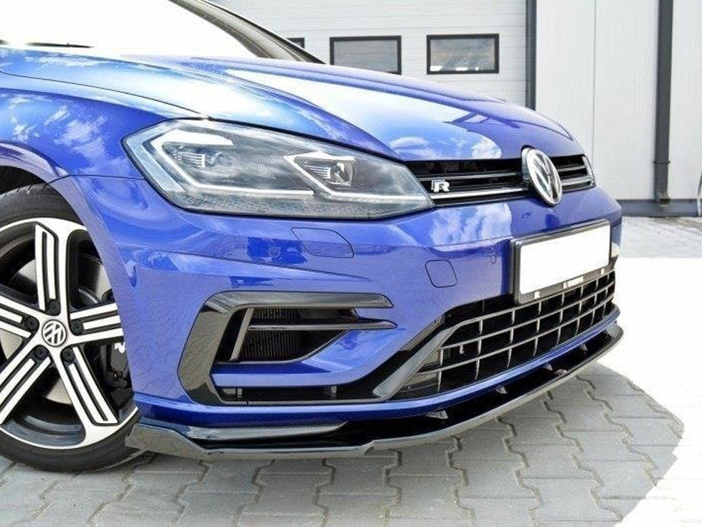 MAXTON DESIGN FRONT SPLITTER V.1 VW GOLF 7 R / R-LINE FACELIFT