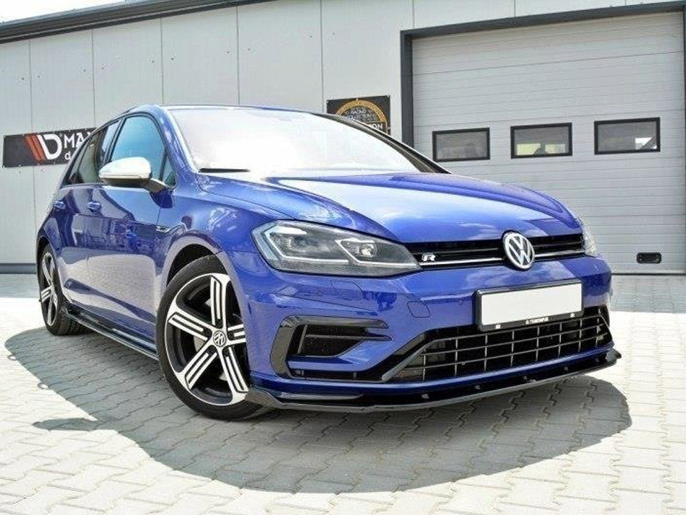 MAXTON DESIGN FRONT SPLITTER V.1 VW GOLF 7 R / R-LINE FACELIFT