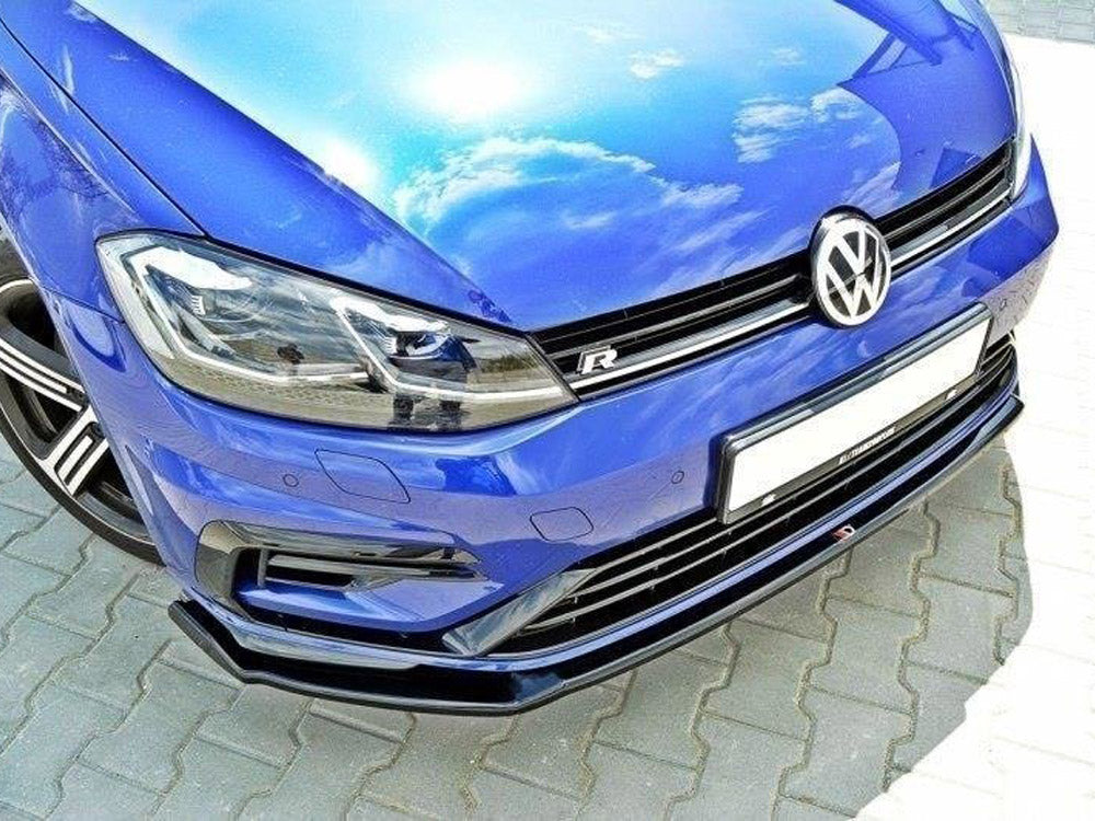 MAXTON DESIGN FRONT SPLITTER V.2 VW GOLF 7 R / R-LINE FACELIFT