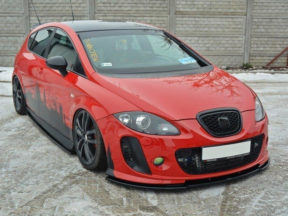 MAXTON DESIGN FRONT SPLITTER SEAT LEON MK2 MS DESIGN