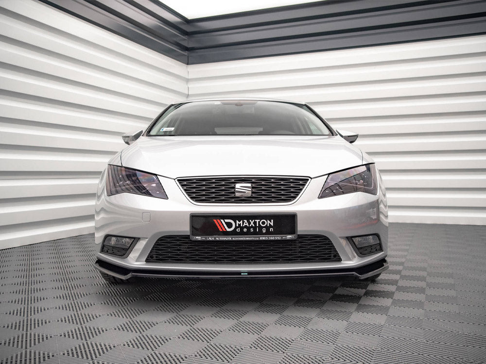 MAXTON DESIGN FRONT SPLITTER V.2 SEAT LEON MK3 (2012-2016)