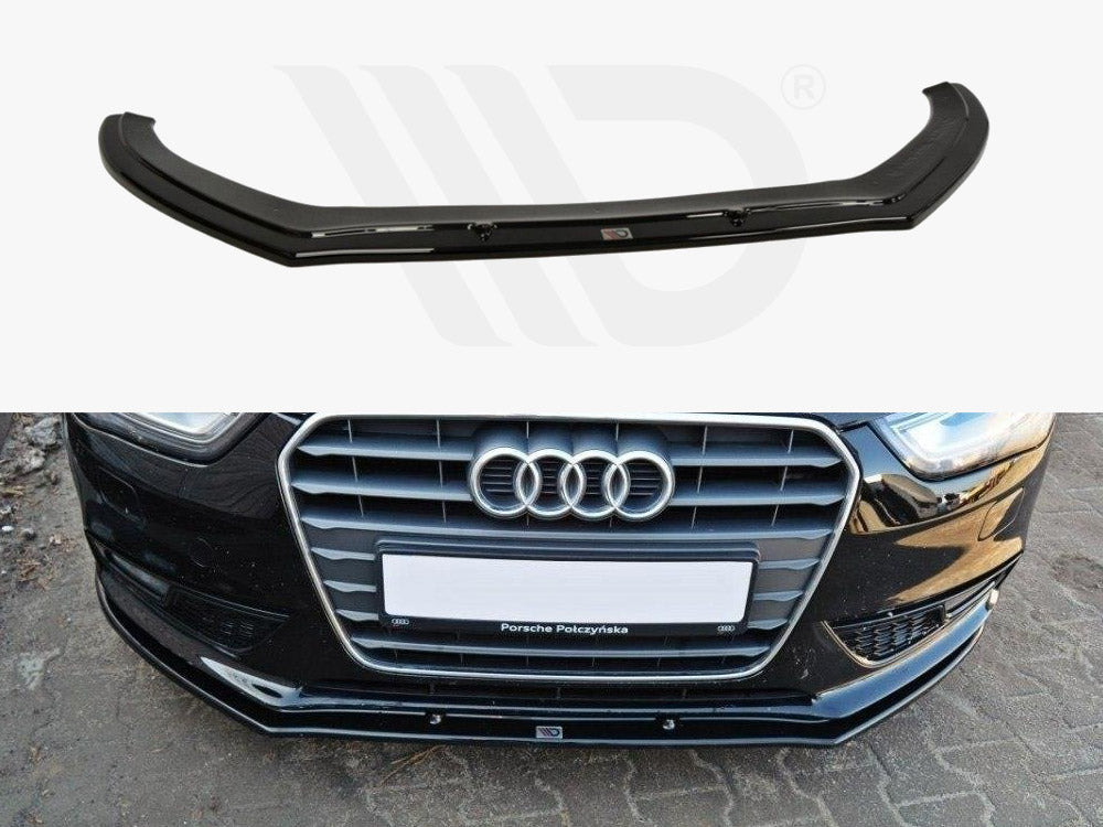 MAXTON DESIGN FRONT SPLITTER V.1 AUDI A4 B8 FACELIFT