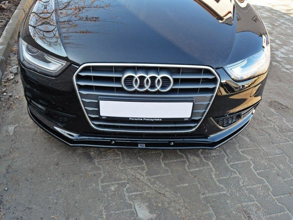 MAXTON DESIGN FRONT SPLITTER V.1 AUDI A4 B8 FACELIFT