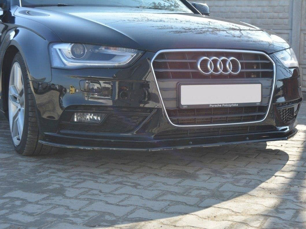 MAXTON DESIGN FRONT SPLITTER V.1 AUDI A4 B8 FACELIFT