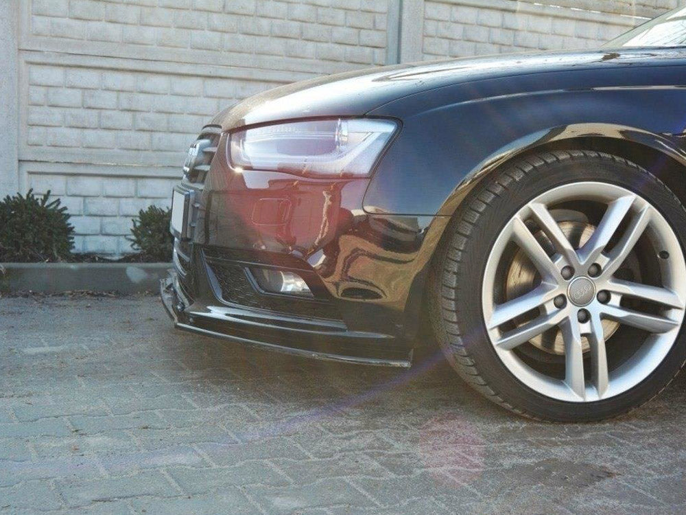 MAXTON DESIGN FRONT SPLITTER V.1 AUDI A4 B8 FACELIFT