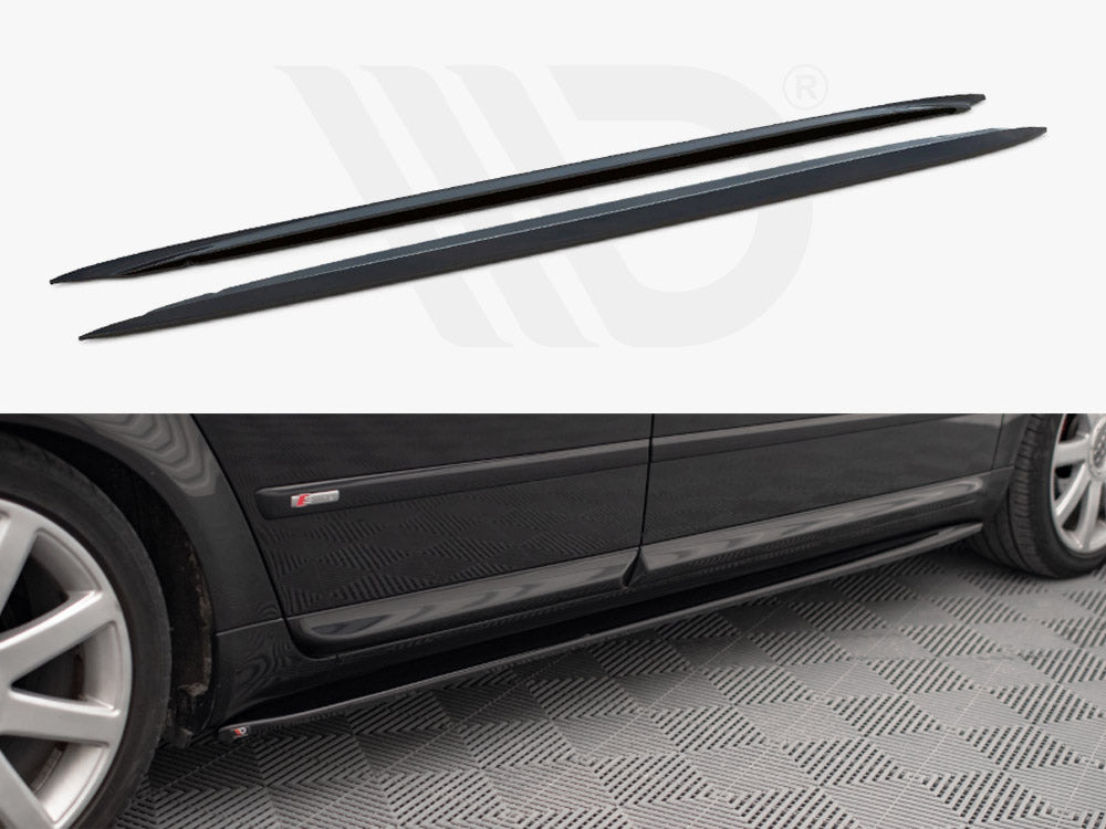 MAXTON DESIGN SIDE SKIRTS DIFFUSERS AUDI S4 / A4 / A4 S-LINE B6 / B7