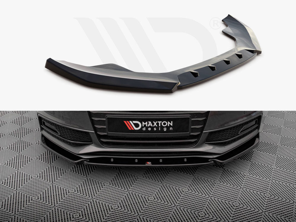 MAXTON DESIGN FRONT SPLITTER V.3 AUDI A4 S-LINE / S4 B8 FACELIFT