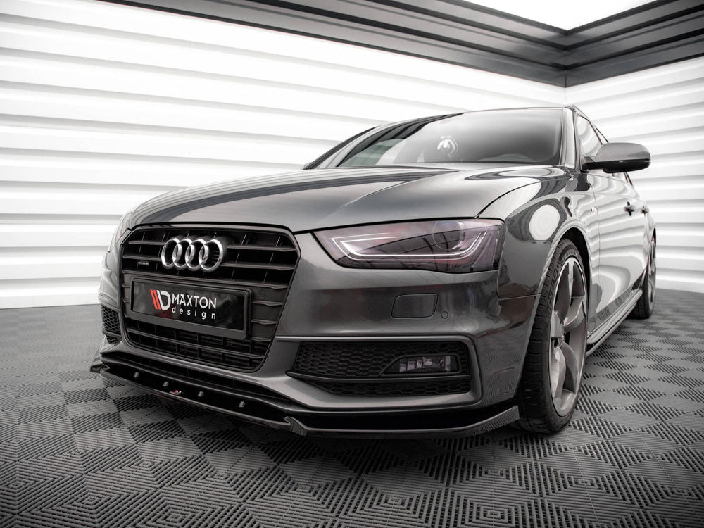 MAXTON DESIGN FRONT SPLITTER V.3 AUDI A4 S-LINE / S4 B8 FACELIFT