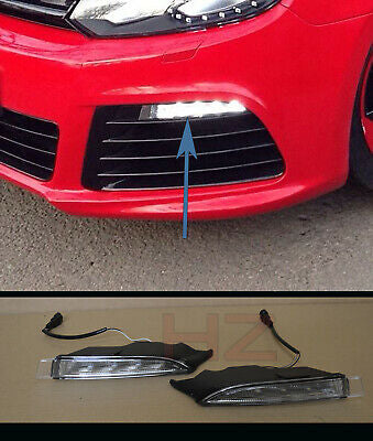 VW MK6 R20 Bumper Replacement DRL Lights