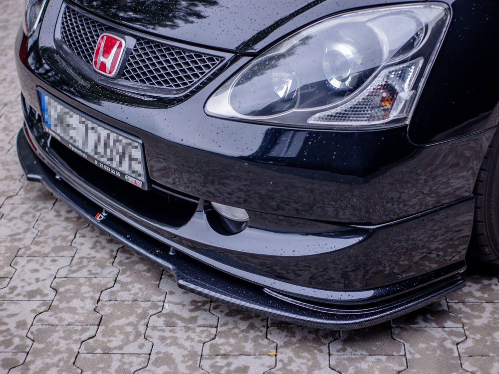 MAXTON DESIGN FRONT SPLITTER V.1 HONDA CIVIC EP3 (MK7) TYPE-R/S FACELIFT (2004-2006)