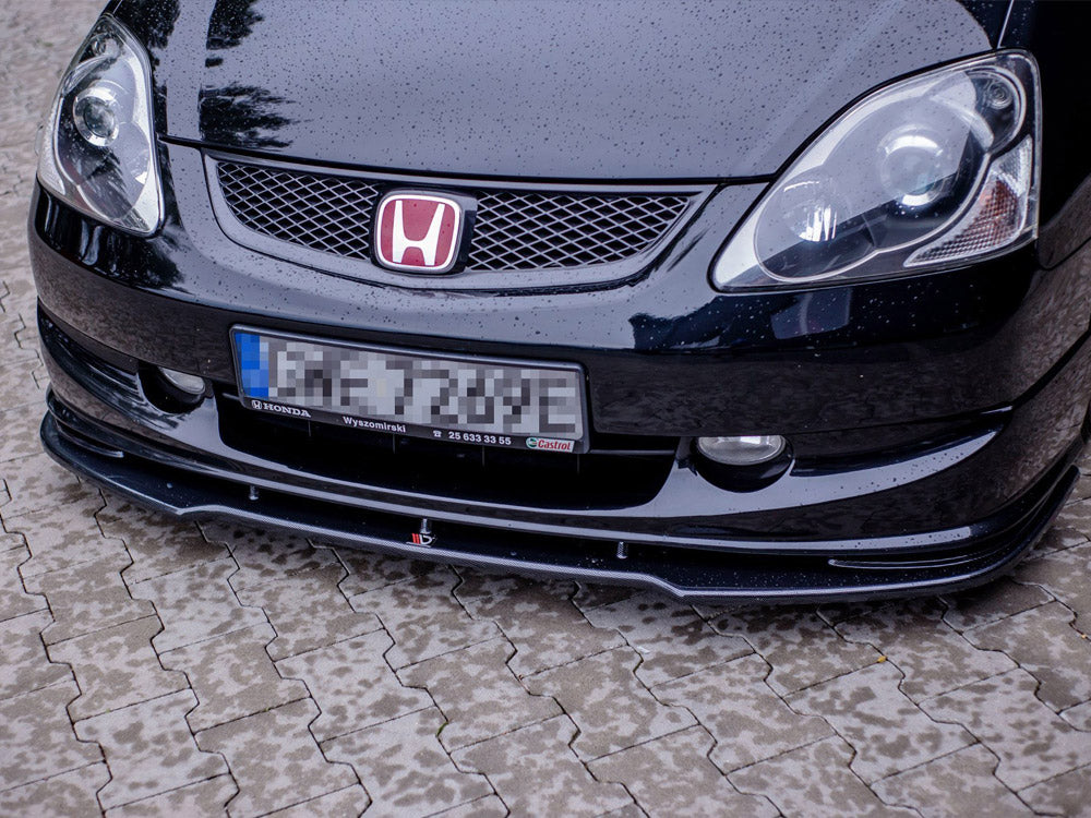 MAXTON DESIGN FRONT SPLITTER V.1 HONDA CIVIC EP3 (MK7) TYPE-R/S FACELIFT (2004-2006)