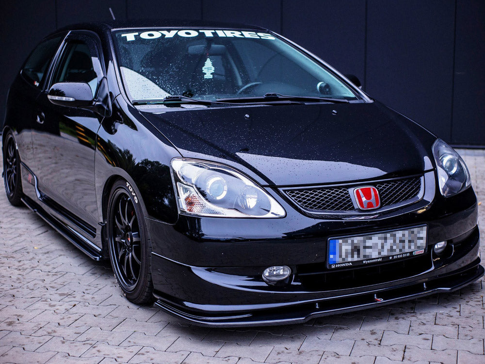 MAXTON DESIGN FRONT SPLITTER V.1 HONDA CIVIC EP3 (MK7) TYPE-R/S FACELIFT (2004-2006)