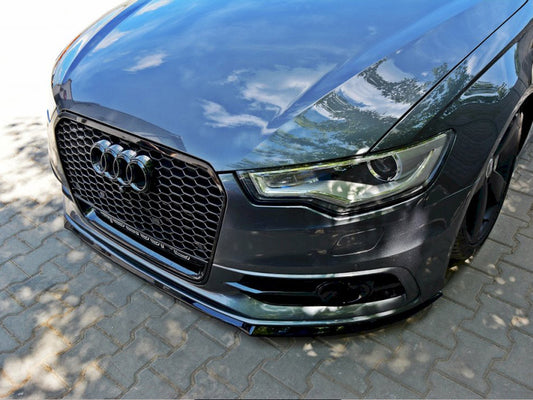 MAXTON DESIGN FRONT SPLITTER V.2 AUDI S6 / A6 C7 S-LINE (2011-2014)